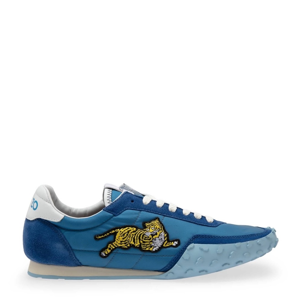Kenzo Blue K-Move Tiger Sneakers Size 39 EU